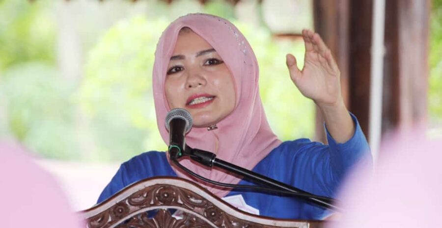 Panas! Puteri Umno ingatkan rakyat pilih biru ori, bukan biru copy
