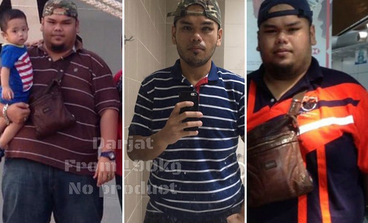 Lelaki ini kongsi pengalaman kurangkan berat badan dari 190kg ke 90kg