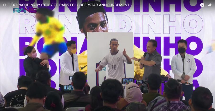 Tak henti berusaha, akhirnya kelab bolasepak Indonesia berjaya pikat Ronaldinho