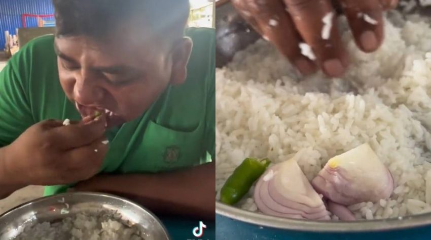 Patut lah boleh simpan duit sampai RM800 ribu, lelaki Bangla ini hanya makan nasi berlauk bawang dan cili