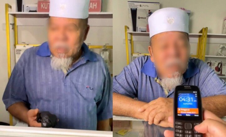 Lelaki ini jual telefon bimbit Nokia lama demi beli beras, netizen jadi sebak