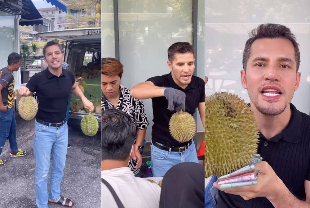 Aliff Syukri jual durian serendah RM5 sekilo