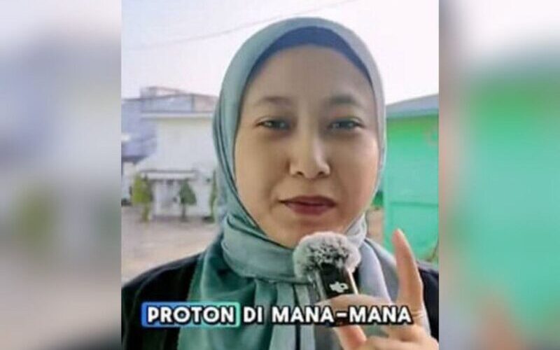 Gadis Indonesia terkejut rakyat Malaysia sangat cintakan produk tempatan, “Di mana-mana ada Proton”