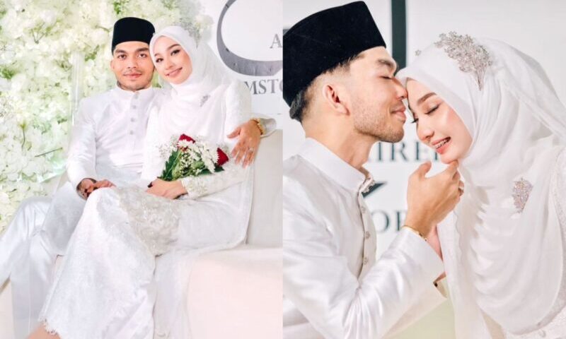 Haqiem Stopa kini suami Aireena Sofia, kenal tiga minggu terus ajak nikah, serah mas kahwin RM77,777.77